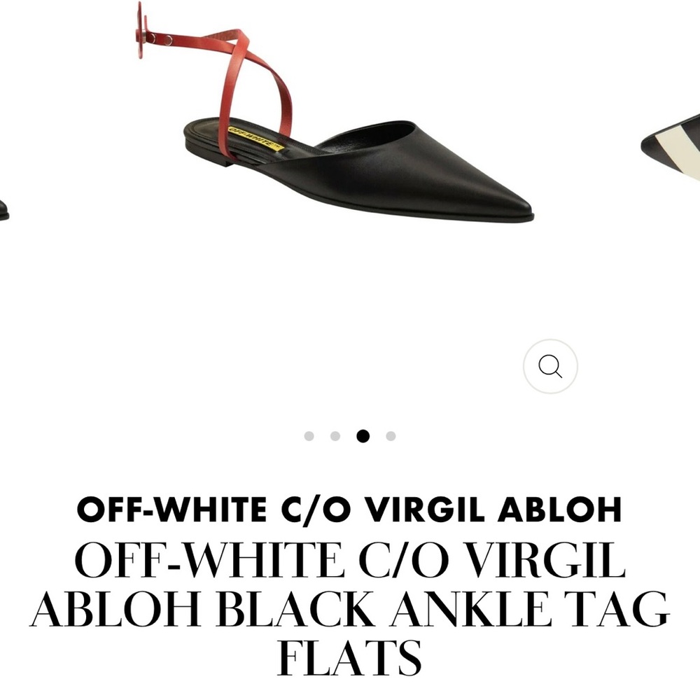 Brand New with Tag OFF-WHITE sling back . Final Sale !
